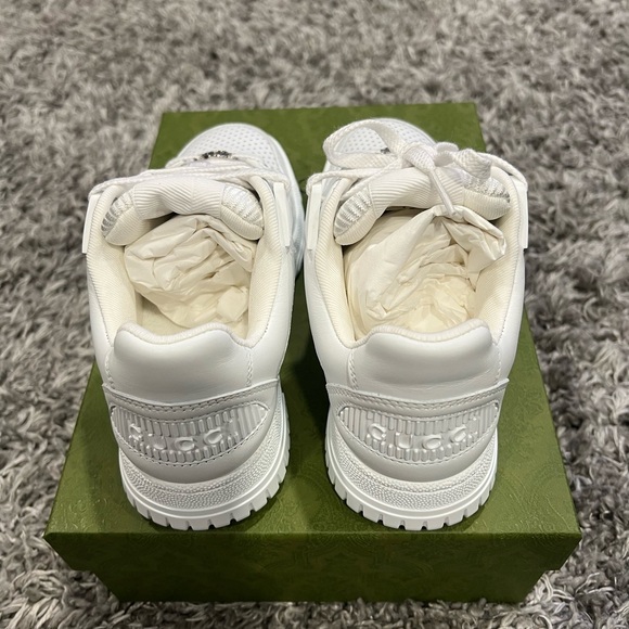 Gucci Jones Leather Sneaker - White - Sz 34.5 - Picture 4 of 13